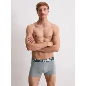 Marc O'Polo Calzoncillo boxer ' Trunk Essentials ' azul oscuro / gris moteado