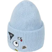 MyMo Pop Gorra 'Pop Eyetheme' azul claro / amarillo / negro / blanco