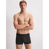 Marc O'Polo Calzoncillo boxer 'Essentials' gris moteado / negro