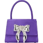 Faina Bolso de mano lila / plata