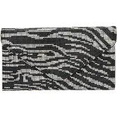 Faina Bolso de noche gris claro / negro