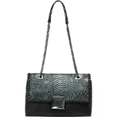Faina Bolso de hombro pino / negro