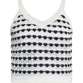 Mymo Top negro / blanco