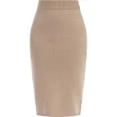 Faina Falda beige oscuro