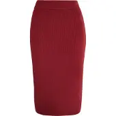 Faina Falda 'Colina' rojo vino