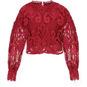 Faina Blusa rojo oscuro