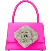 Faina Bolso de mano fucsia / plata