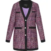 Faina Blazer rosa / púrpura / negro