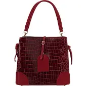 Faina Bolso de mano rojo carmesí