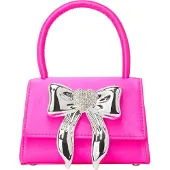 Faina Bolso de mano rosa / plata