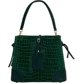 Faina Bolso de mano verde oscuro