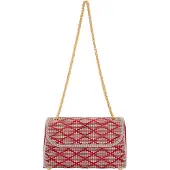 Faina Bolso de noche rojo