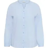 KAFFE CURVE Blusa 'KCNana' azul claro