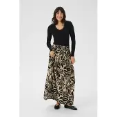 Kaffe Falda 'Celia' crema / negro