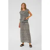 Kaffe Blusa 'KAMolin' negro / blanco