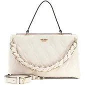 GUESS Bolso de mano 'Maxine 2 Comp Satchel' offwhite