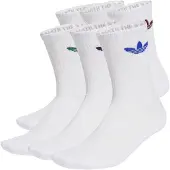 Adidas Originals adidasCalcetines clásicos Trefoil Cushion 43-45 White / Night Indigo / Collegiate Green Unisex