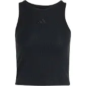 Adidas adidasCAMISETA SIN MANGAS ACANALADA KIT SMALL LOGO L Black Mujer