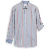 Tom Tailor Camisa azul oscuro / azul claro / melón / blanco