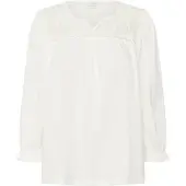 Kaffe Blusa 'KAAnna' blanco natural