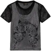 Ed Hardy Camiseta 'Climbing Rose' negro / blanco