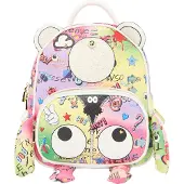 MyMo Pop Mochila 'Eyetheme' amarillo / verde / rosa / negro