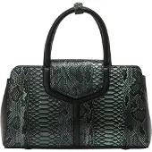 Faina Bolso de mano jade / negro