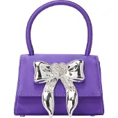 Faina Bolso de mano azul violaceo / plata / transparente
