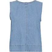 Kaffe Top 'KALuise' azul cielo