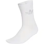 Adidas Originals adidasCALCETÍN CLÁSICO SPARKLE TREFOIL CREW (1 PAR) 40-42 White Mujer
