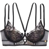 Jette Sujetador chocolate / negro