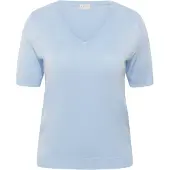 KAFFE CURVE Jersey 'Lizzy' azul cielo