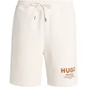 HUGO Pantalón 'Nomario' cognac / blanco lana