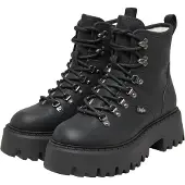 Buffalo Botines con cordones 'Aspen' negro