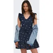 ONLY Vestido 'ONLHillary' navy / gris claro / blanco