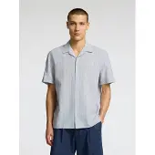 Selected Camisa azul / blanco