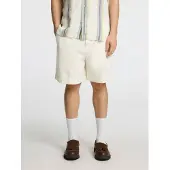 Selected Pantalón chino blanco lana