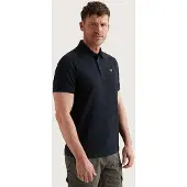 PME Legend Camiseta 'Polo shirt in jersey with allover jacquard pattern' negro