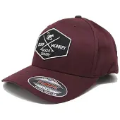 Surf Monkey Gorra deportiva borgoña