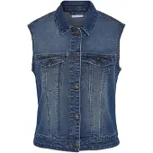 Noisy May Chaleco 'NMDebra' azul denim