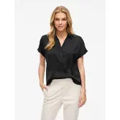 Vila Vienna De Mangas Cortas Camisa