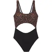 LASCANA Traje de baño marrón / negro