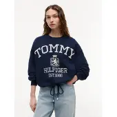 Tommy Hilfiger Sudadera 'VARSITY' marino / blanco