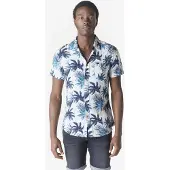 KOROSHI Camisa navy / azul oscuro / blanco