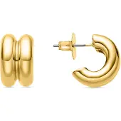 Luxenter Pendientes 'Zakev' oro
