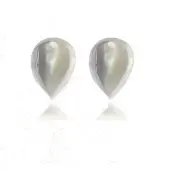 Luxenter Pendientes 'Yedia' blanco perla