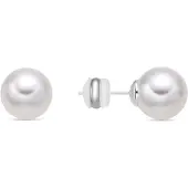Luxenter Pendientes 'Wasai' blanco perla