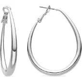 Luxenter Pendientes 'Axeir' plata