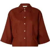 Selected Blusa 'SLFCleo' burdeos