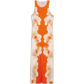 Desigual Vestido amarillo / naranja / blanco